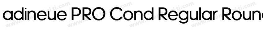 adineue PRO Cond Regular Rounded字体转换